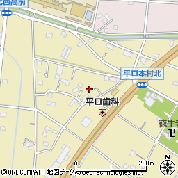 静岡県浜松市浜名区平口400周辺の地図