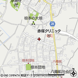 三重県津市芸濃町椋本810周辺の地図