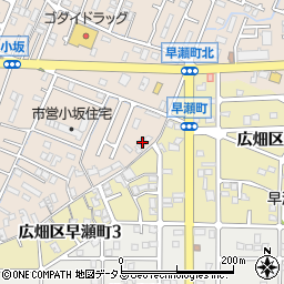 兵庫県姫路市広畑区小坂365周辺の地図