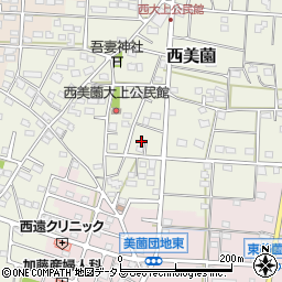 静岡県浜松市浜名区西美薗2212周辺の地図