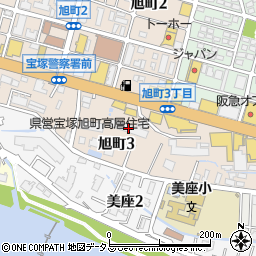 サンライズ宝塚周辺の地図