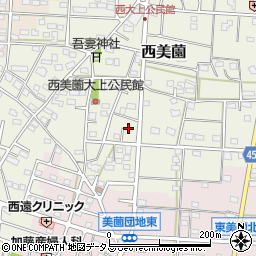 静岡県浜松市浜名区西美薗2214周辺の地図