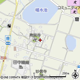 兵庫県加古川市西神吉町鼎643周辺の地図