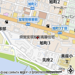 県営宝塚旭町高層住宅周辺の地図