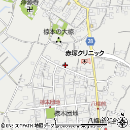 三重県津市芸濃町椋本880周辺の地図