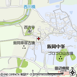 京都府京田辺市飯岡西原25周辺の地図