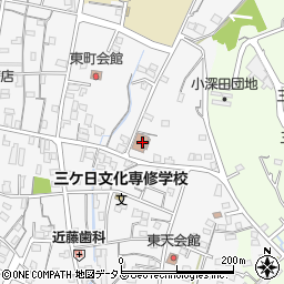三ケ日郵便局周辺の地図