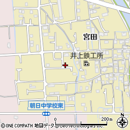 兵庫県姫路市勝原区宮田700-4周辺の地図