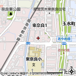 大阪府茨木市東奈良1丁目13-6周辺の地図
