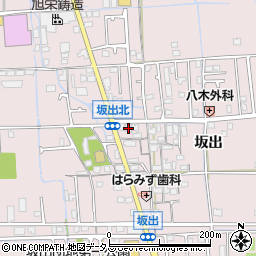 兵庫県姫路市網干区坂出219周辺の地図