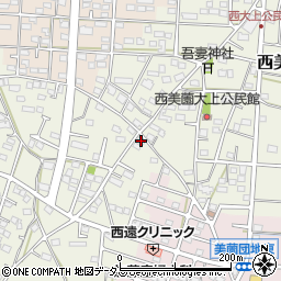 静岡県浜松市浜名区西美薗2117周辺の地図