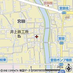 兵庫県姫路市勝原区宮田659周辺の地図