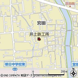 兵庫県姫路市勝原区宮田646周辺の地図