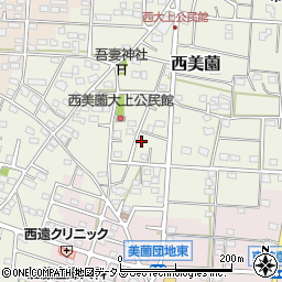 静岡県浜松市浜名区西美薗2210-2周辺の地図