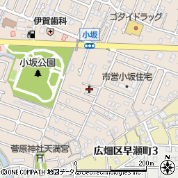 兵庫県姫路市広畑区小坂156-5周辺の地図