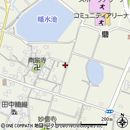 兵庫県加古川市西神吉町鼎682周辺の地図
