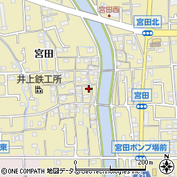 兵庫県姫路市勝原区宮田662周辺の地図