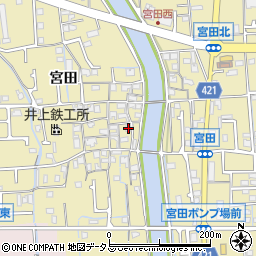 兵庫県姫路市勝原区宮田662周辺の地図