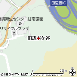 京都府京田辺市田辺ボケ谷周辺の地図