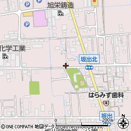 兵庫県姫路市網干区坂出178-25周辺の地図