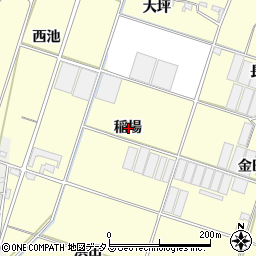 愛知県西尾市一色町大塚稲場周辺の地図