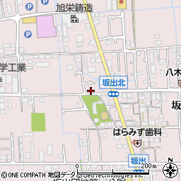 兵庫県姫路市網干区坂出178-6周辺の地図