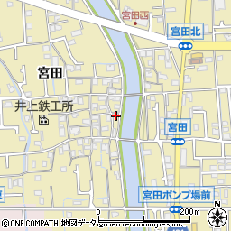 兵庫県姫路市勝原区宮田663周辺の地図