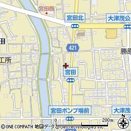 兵庫県姫路市勝原区宮田8-8周辺の地図