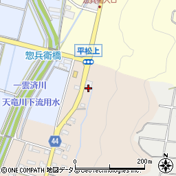 静岡県磐田市平松526周辺の地図