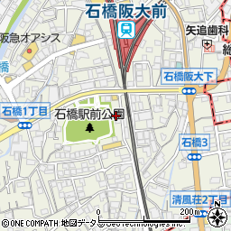 コンフォート石橋周辺の地図