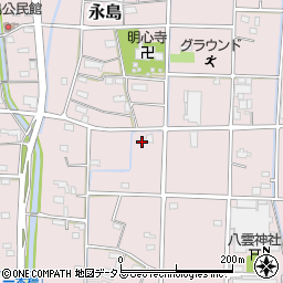 静岡県浜松市浜名区永島468周辺の地図