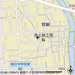 兵庫県姫路市勝原区宮田639-3周辺の地図