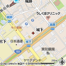 東愛知日産たんぽぽ広場豊川周辺の地図