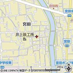 兵庫県姫路市勝原区宮田656周辺の地図