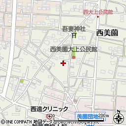静岡県浜松市浜名区西美薗2161周辺の地図