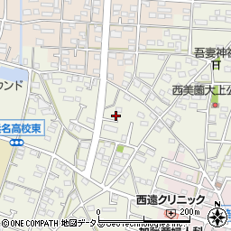 静岡県浜松市浜名区西美薗2076-8周辺の地図