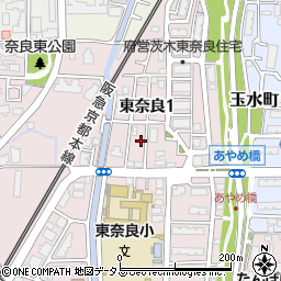 大阪府茨木市東奈良1丁目13-4周辺の地図