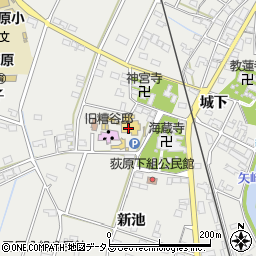 吉良図書館周辺の地図