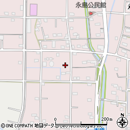 静岡県浜松市浜名区永島389-1周辺の地図