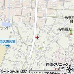 静岡県浜松市浜名区西美薗2076-6周辺の地図
