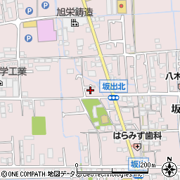 兵庫県姫路市網干区坂出178周辺の地図