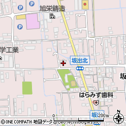 兵庫県姫路市網干区坂出178周辺の地図