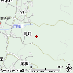 京都府相楽郡和束町門前向井周辺の地図
