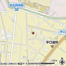 静岡県浜松市浜名区平口382周辺の地図