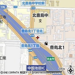 Ａ水の生活救急車・つまりのトラブル出張サービス　池田市・豊島・石橋駅前・石橋・住吉・神田・大阪空港前・受付センター周辺の地図