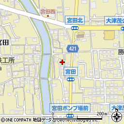 兵庫県姫路市勝原区宮田7周辺の地図