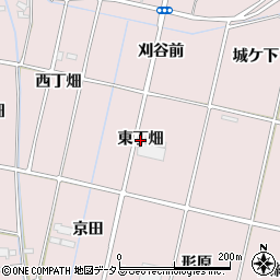 愛知県西尾市吉良町饗庭（東丁畑）周辺の地図