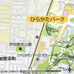 大阪府枚方市伊加賀寿町2周辺の地図