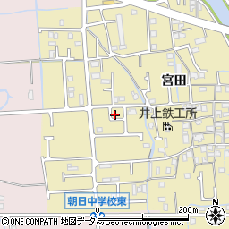 兵庫県姫路市勝原区宮田699-5周辺の地図