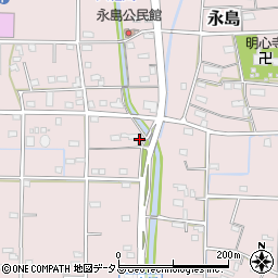 静岡県浜松市浜名区永島405周辺の地図